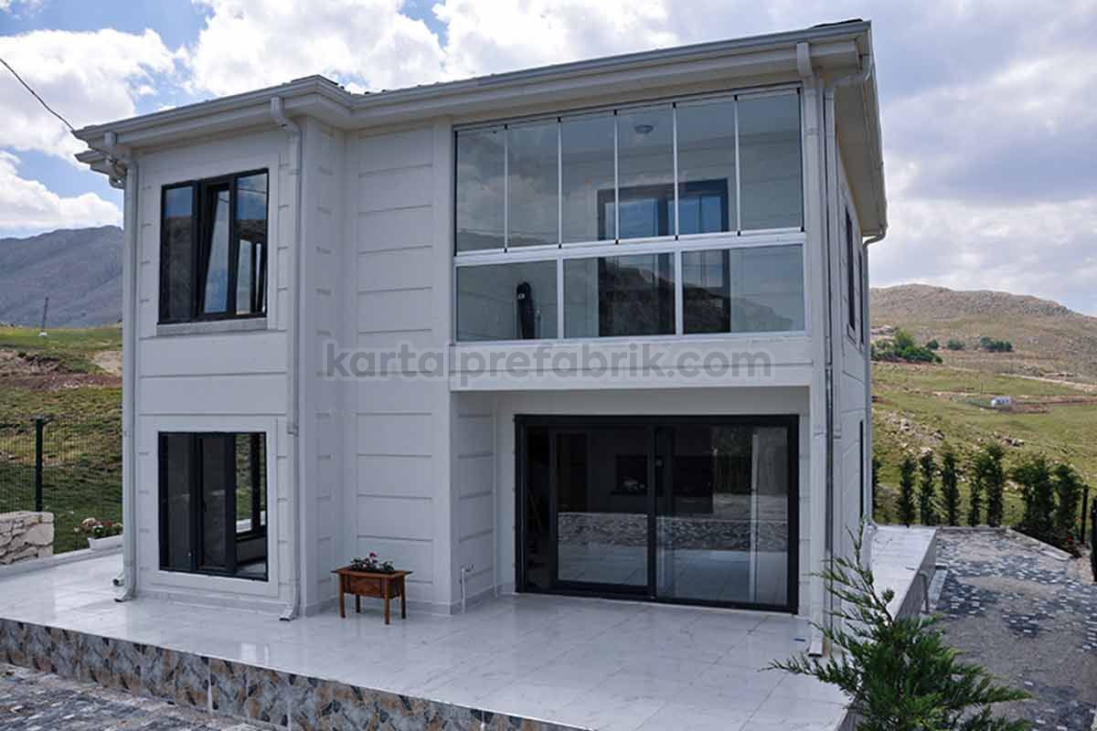 Prefabrik Ev Planları, Prefabrik Ev, Konut Villa Planları