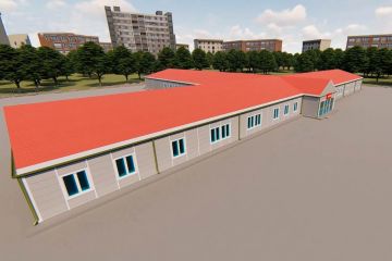 527 m² Prefabrik Hastane