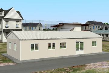 Prefabrik Yemekhane 98 m²