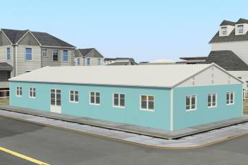 Prefabrik Yemekhane 181 m²