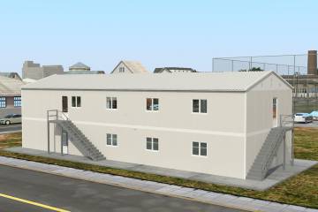 Prefabrik Yemekhane 332 m²