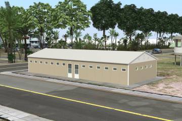 Prefabrik WC ve Duş 145 m²
