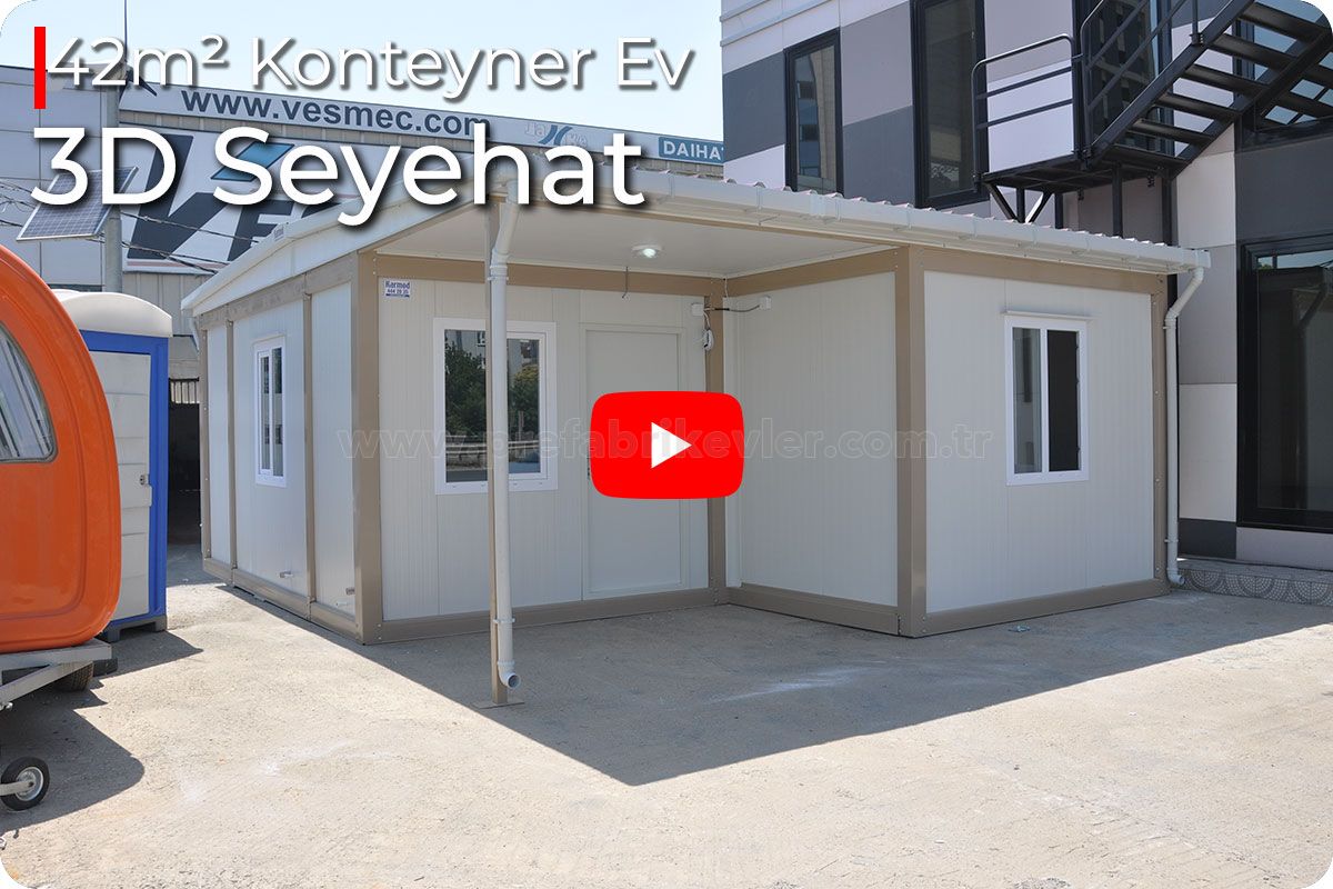 WC Duş Konteyner Ev İçi