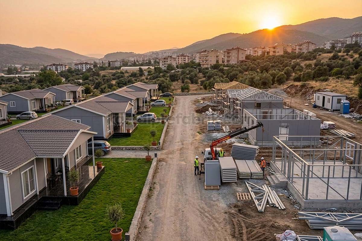 prefabrik evlerde tavan tasarım modelleri