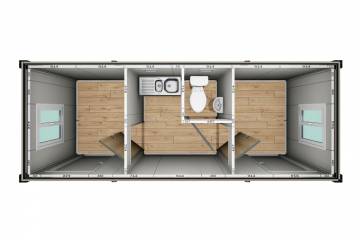 yatakhane konteyneri 3d