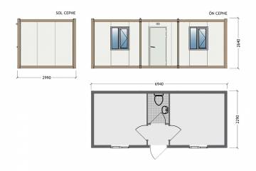 Çelik Konteyner plan