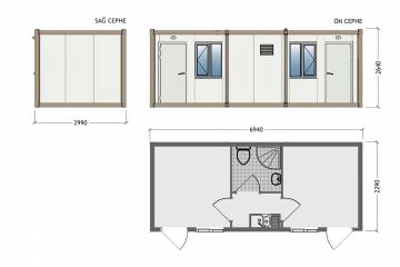 konteyner şantiye plan