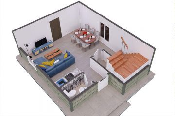 çelik villa 3d
