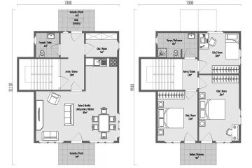 çelik konstrüksiyon villa plan