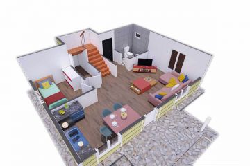 prefabrik villa 3d