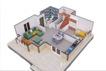 villa yapı 3d