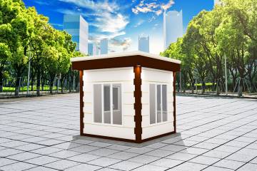 güvenlik kulübesi 3d