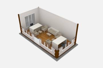 bekçi kulübesi plan