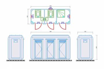 wc duş kabin plan 1