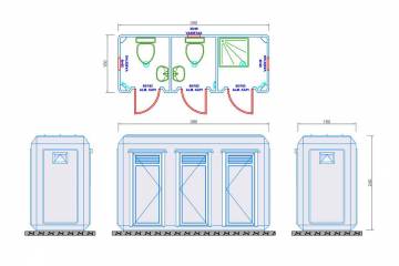 wc duş kabin plan 2