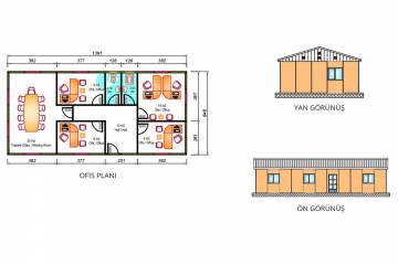 prefabrik ofisler plan