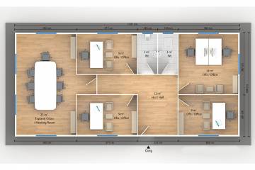 prefabrik ofisler 3d