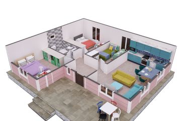 çelik villa 3d