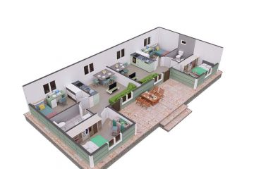 villa yapı 3d
