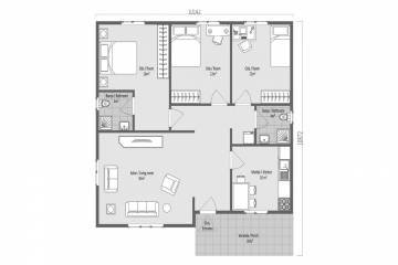 prefabrik villalar plan