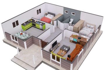 ucuz prefabrik ev fiyatları 3d