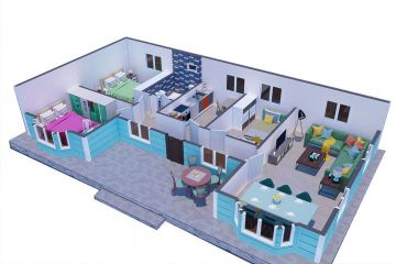 prefabrik ev fiyatları 3d