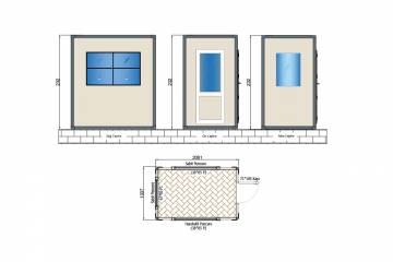 bekçi kulübesi plan