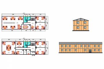 prefabrik şantiye plan