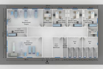 Prefabrik Poliklinik