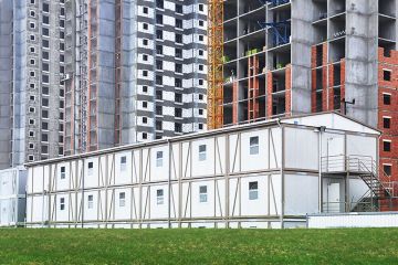 2547 m² Yemekhane Konteyneri