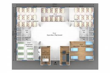 prefabrik okul projeleri plan