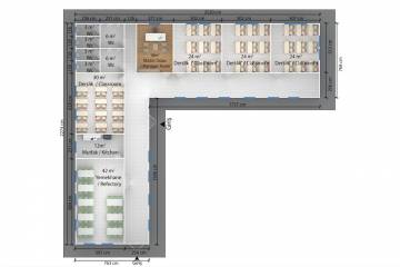prefabrik okul projeleri 3d