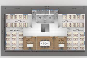 prefabrik okul projeleri plan