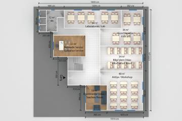 prefabrik okul projeleri plan