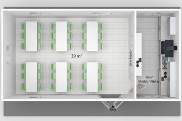 prefabrik yapı plan
