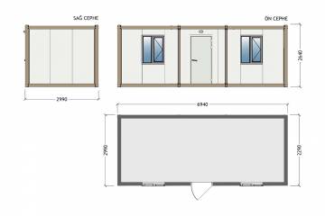şantiye konteyner plan