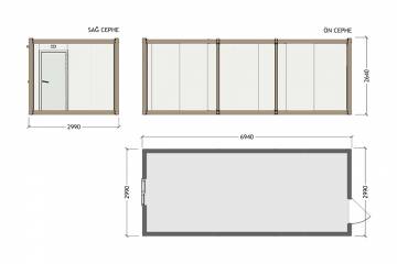satılık konteyner plan