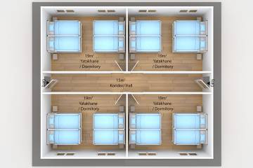 prefabrik yapı plan