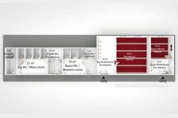 prefabrik işçi koğuşu 3d