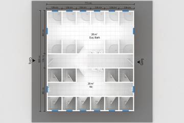 prefabrik tuvalet plan